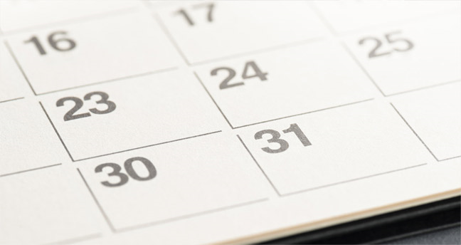 IR Calendar